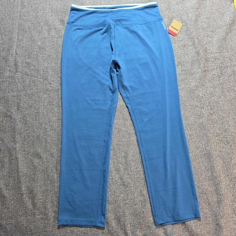 Reebok Women's Core Blue Legging Athleisure 2XL NWT